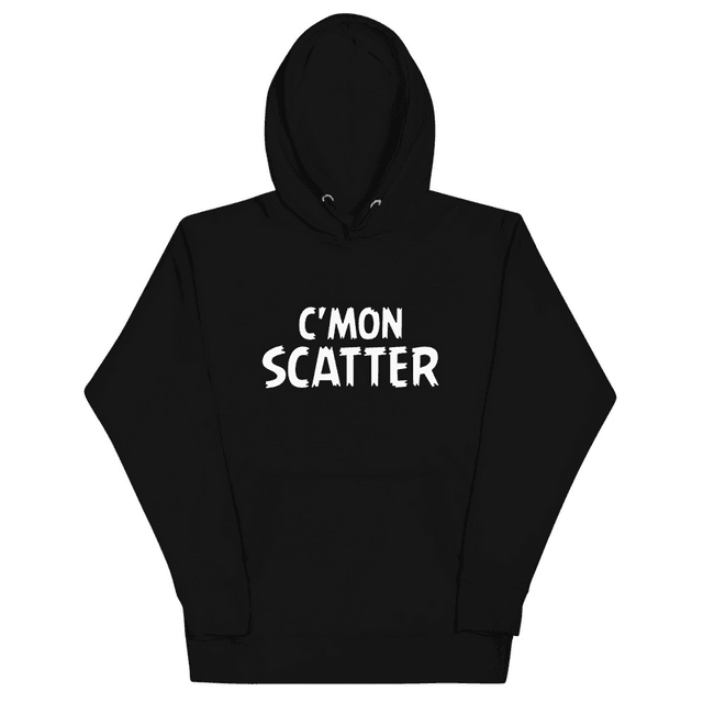 Black / S Cmon Scatter Pullover Hoodie