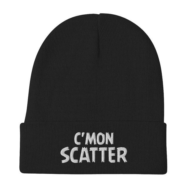 Black Cmon Scatter Beanie